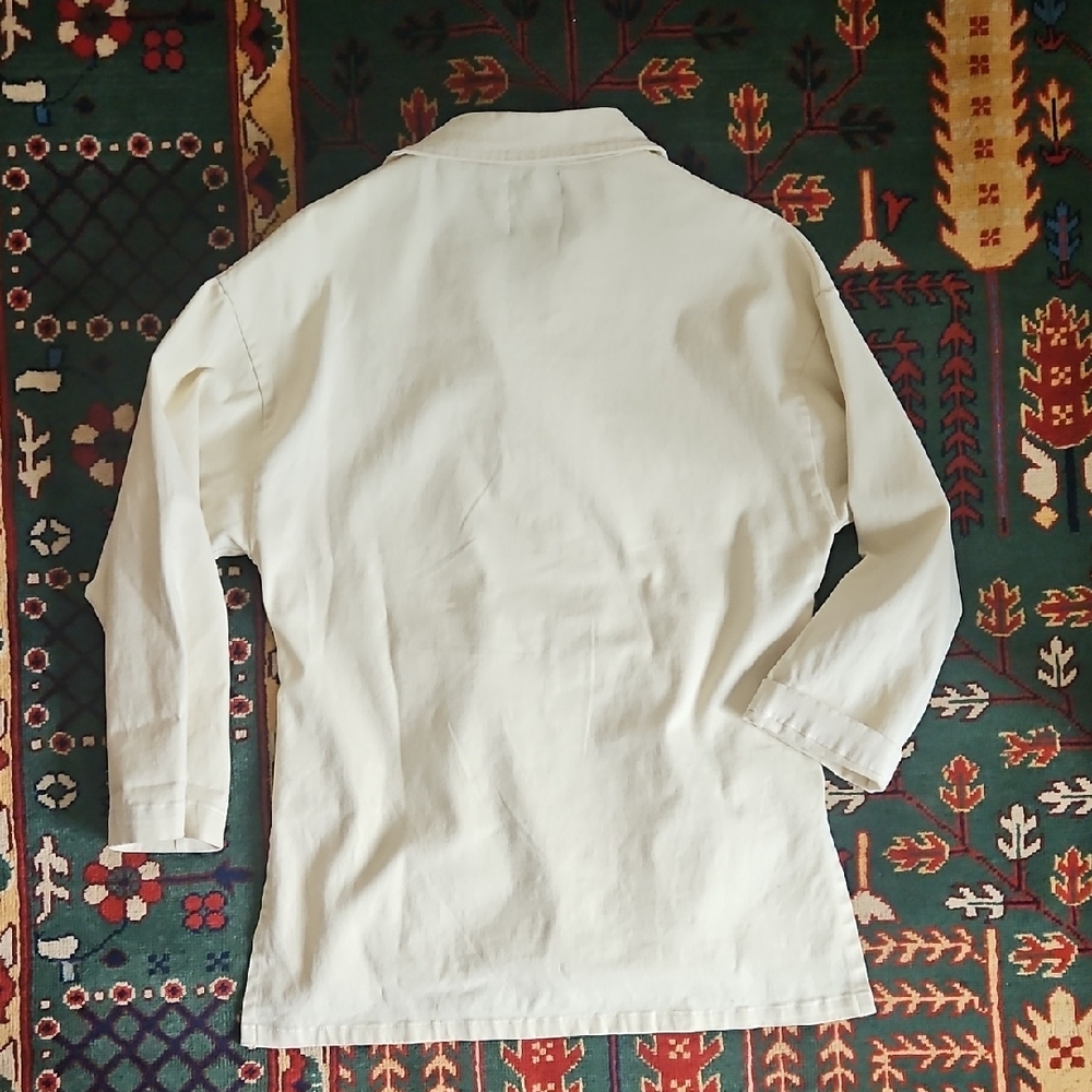Cream Button-Up Jacket - Picture 7 of 7